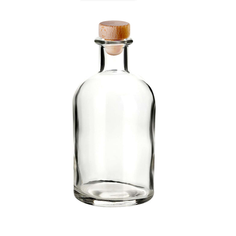 kleine glasflasche mit stöpsel mini leere glasflaschen schraubverschluss schnapsflaschen 250 ml liter glas korken